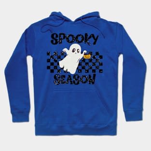 Spooky Season Retro Ghost Halloween Hoodie